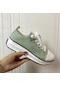 Yaz Kadın Sneakers Platformu Casua Kadın Ayakkabı Artı Boyutu Femlae Tenis Green 41 Green Yeşil