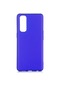 Noktaks - Oppo Uyumlu Oppo Reno 4 Pro 4g - Kılıf Mat Renkli Esnek Premier Silikon Kapak - Saks Mavi