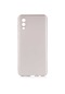 Kilifone - Samsung Uyumlu Galaxy A02 - Kılıf Mat Renkli Esnek Premier Silikon Kapak - Gold