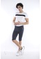 Erkek Spor Koyu Gri Kısa Tayt -cc- B1130-4022 - M Koyu Gri