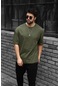 Weyeze Simple Basic Oversize T-shirt Ac-y36003lns- Haki