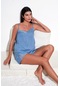Lela Kadın Pijama Takımı 6110300 Mavi