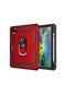 Kilifolsun iPad Uyumlu Pro 11 2018 Kılıf Çift Katman Koruyucu Vega Tablet Arka Kapak Kırmızı