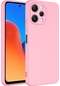 ekılıf - Xiaomi Redmi 12 uyumlu - Kılıf İçi Kadife Koruyucu Mara Lansman Kapak - Pembe