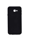 Mutcase - Samsung Uyumlu Galaxy J4 Plus - Kılıf Mat Renkli Esnek Premier Silikon Kapak - Siyah