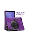 Çocuklar Darbeye Dayanıklı Tablet Kapak Samsung Galaxy Uyumlu Tab S10 S9 S8 Ultra 14.6 Purple S7 Fe 12.4 İnch Kılıf