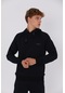 Maraton Sportswear Regular Erkek Kapşonlu Uzun Kol Basic Lacivert Sweatshirt 20613-lacivert