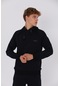 Maraton Sportswear Regular Erkek Kapşonlu Uzun Kol Basic Lacivert Sweatshirt 20613-lacivert