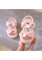 Pembe Bebek Kız Ayakkabı Moda Sandalet Sandalet Kızlar İçin Bebek Bebek Ayakkabısı Kız Prenses Ayakkabı Yumuşak Alt Bebek Kız Ayakkabı Düz Sandalet