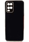 Oppo A54 4g Kılıf Lopard Parlak Kenarlı Altın Işlemeli Kamera Korumalı Kapak Bark - Siyah