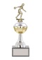 Odak Kupa - Figürlü Kupalar - Bowling Kadın Figürlü Kupalar Fg-045 B - 32 Cm Altın - Beyaz