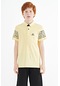 Tommy Life Sarı Kol Baskı Detaylı Standart Kalıp Polo Yaka Erkek Çocuk T-shirt - 11093 Sarı