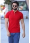 Weyeze Basic Polo Yaka T-shirt 19-4005- Kırmızı