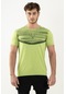 Maraton Active Slimfit Erkek Bisiklet Yaka Kısa Kol Koşu Neon Sarı T-Shirt 821080-Neon Sarı