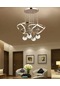 Led Avize 4'lü Halozen 4 Top Gold