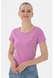 U.s. Polo Assn. Kadın Fuşya Tişört Basic 50297915-vr023 Fusya