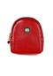 2028 Bayan Taşınabilir Küçük Kozmetik Çantası Deri Fermuarlı Cüzdan Çanta Kırmızı
