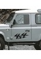 4x4 Off Road Sticker Model 4 - 4x4 Sticker - Jeep Sticker - Oto Sticker - 60cm X 28cm - Siyah