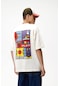 The Champ Clothing We Love Play Basket Yazılı Basket Tasarım Baskılı Oversize Beyaz Erkek T-shirt Beyaz
