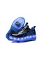 Ikkb Işıklı Çocuk Koşu Ayakkabısı, 809 Mavi ve Siyah