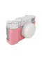 Taşınabilir Kamera Koruyucu Kılıf Retro Tarzı Kamera D13059p Pembe