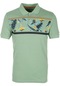 Erkek Çağla Slim Fit Polo Yaka Baskılı Tshirt 1179-çağla Çağla Yeşili