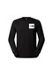 The North Face M L/s Fine Tee Erkek Outdoor Tişörtü Nf0a8a6pjk31 Siyah SIYAH Siyah