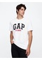 Gap 745261000 V-frch Gap İstanbul T Erkek Tişört Beyaz