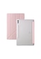Samsung Uyumlu Tab İçin S10 S9 Fe Artı 12.4 İnç Kılıf Akrilik Şeffaf Arka Akıllı Kapak Pink S10 Plus 12.4 İnch Arka Kapak