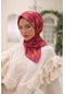 Silk Home Soft Eşarp 73074-14 Mercan, Vizon, Mor, Su Yeşil