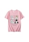 Pembe Fashoion Testere Adam Makima T-shirt Erkek Grafik T Shirt Kısa Kollu Anime Manga Denji Tshirt Serin Tee Üstleri Streetwear Pembe