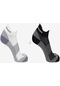 Salomon Lc2093600 Aero Ankle 2 Pack Çorap - Siyah - Beyaz Beyaz - Siyah