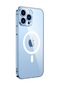 Kilifone - İphone Uyumlu İphone 14 Pro Max - Kılıf Sert Kablosuz Şarj Destekli Porto Magsafe Kapak - Renksiz