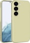 Ekılıf - Samsung Galaxy S23 Uyumlu Kılıf Mat Soft Premier Silikon Kapak - Gold