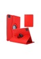 Mutcase - İpad Uyumlu İpad Air 10.9 2020 4.nesil - Kılıf 360 Dönebilen Stand Olabilen Koruyucu Tablet Kılıfı - Kırmızı