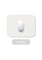 Beyaz Küçük Boyutlu Ofis Mouse Pad Renkli Çift Taraflı Su Geçirmez Masaüstü Koruyucu Mat Pu Deri Kaymaz