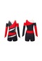 Kırmızı Çocuk Kız Dans Bodysuit Uzun Kollu Off-omuz Patchwork Stil Leotard Unitard Bale Tulum Şortlu