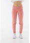Maraton Sportswear Slimfit Kadın Basic Gül Pantolon 17866-gül