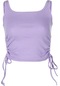 Dozw Kadınlar İçin Dantelli Kolsuz Tank Top - Rahat Yaz Spor Giyimmor Mor