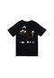 Unisex Siyah Run Dmc Baskılı T-shirt SIYAH