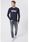 Lee Cooper Zayne Erkek O Yaka U.Kol T-Shirt Lacivertvert-15367-Lacivertvert