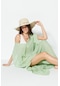 C&city Büyük Beden Pareo Plaj Elbisesi 22330 Mint Yeşil - İlkbahar - Yaz