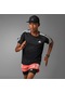 Adidas Own The Run 3 Stripes Erkek Siyah Yuvarlak Yaka Tişört IQ3834