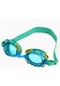 Ruıhe Çocuk Sevimli Karikatür Su Geçirmez Buğu Önleyici Yüzme Gözlüğü Yeşil