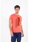 Maraton Sportswear Regular Erkek Bisiklet Yaka Kısa Kol Basic Bakır T-Shirt 18477-Bakır