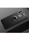 Tecno - Xiaomi Redmi Note 7 - Kılıf Yüzüklü Auto Focus Ravel Karbon Silikon Kapak - Siyah
