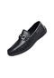 Ikkb Yaz Modası Rahat Yumuşak Taban Rahat Erkek Makosen Ayakkabı Siyah