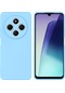 Redmi A4 Uyumlu Silikon Kılıf - Kamera Korumalı Esnek Pastel Renk Kapak - Mavi Mavi