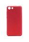 Noktaks - Vestel Uyumlu Vestel Venüs V4 - Kılıf Mat Renkli Esnek Premier Silikon Kapak - Kırmızı