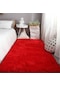 Kırmızı Halı Yatak Odası Başucu Halı Peluş Oturma Odası 160 200cm